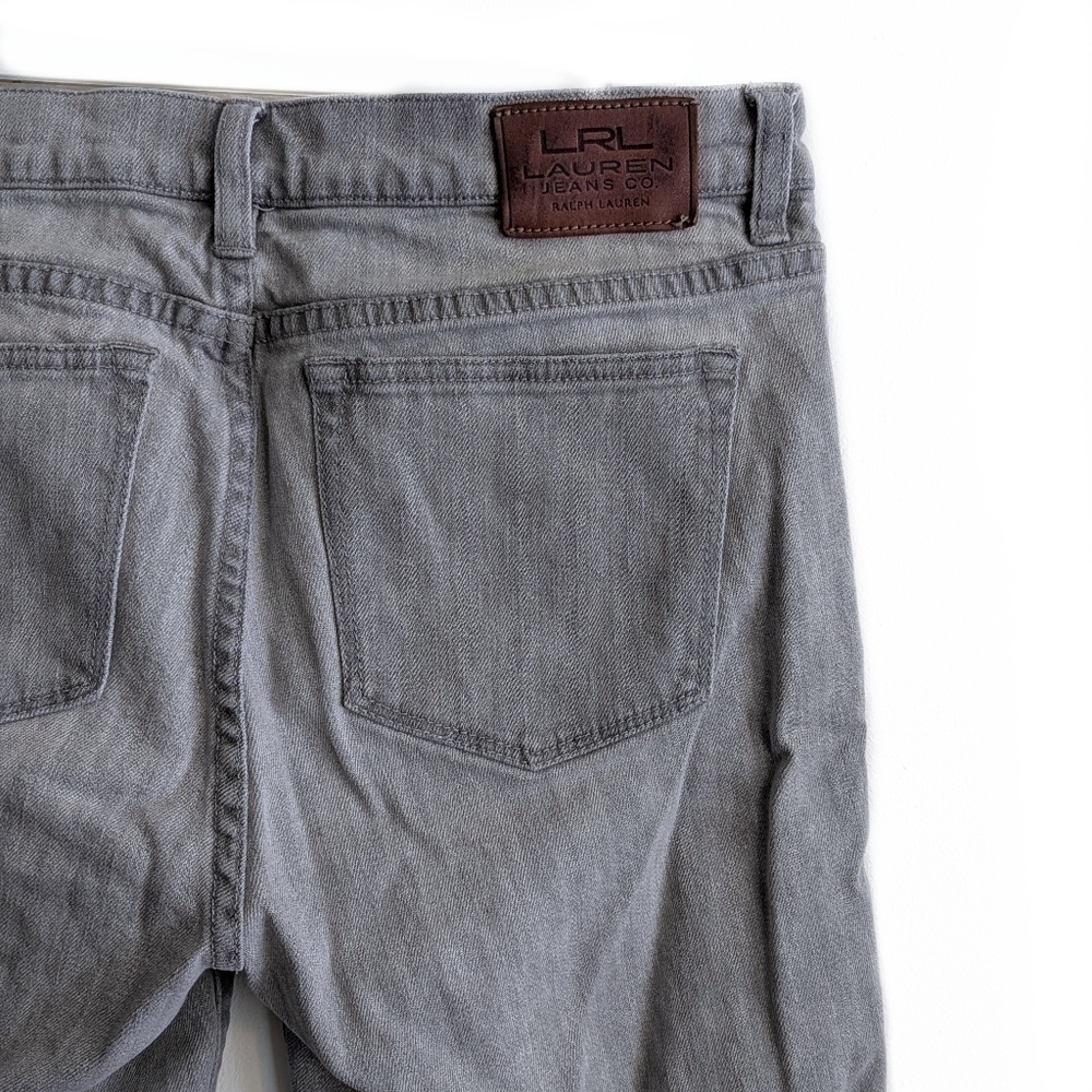 Lauren Ralph Lauren Grey Classic Straight Jeans - Picture 2 of 5